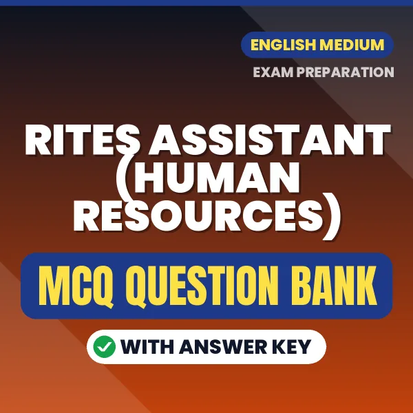 RITES Assistant (Human Resources) MCQ with Answer Key Book PDF in English – Exam-Oriented Objective Questions for Quick Revision