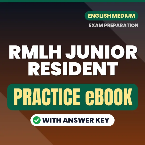 RMLH Junior Resident Exam eBook PDF in English – Complete Practice Material for Smart Preparation