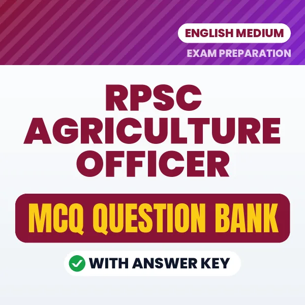Prepare for RPSC Agriculture Officer Exam with Multiple Choice Questions & Answers PDF in English