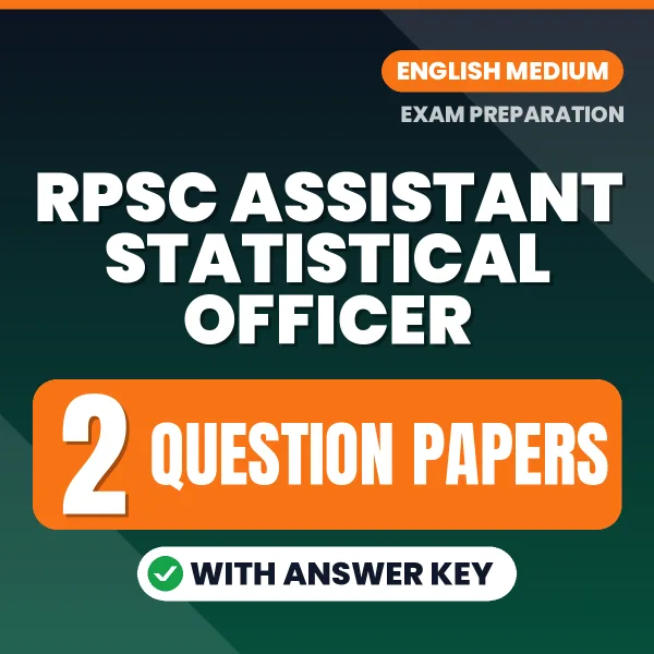 Test Your RPSC Assistant Statistical Officer Exam Preparation – 2 Question Papers with Answer Key in PDF Format (English)