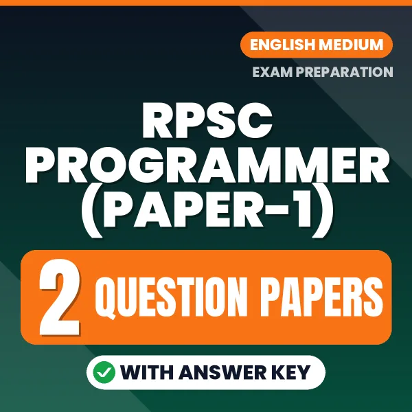 Boost Your RPSC Programmer (Paper-1) Exam Score with 2 Question Papers with Answer Key in English – PDF eBook