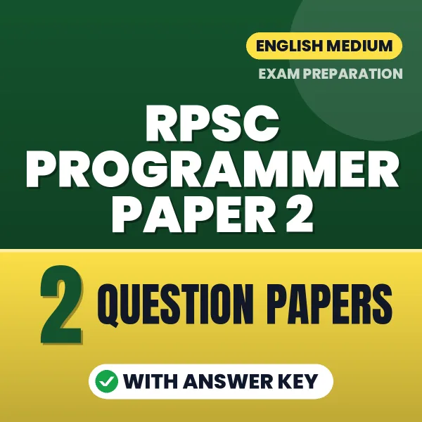 Boost Your RPSC Programmer Paper 2 Exam Score with 2 Question Papers with Answer Key in English – PDF eBook
