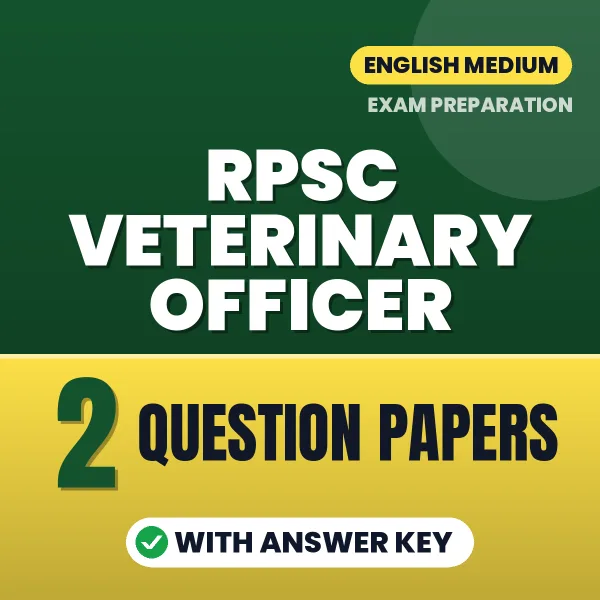 Boost Your RPSC Veterinary Officer Exam Score with 2 Question Papers with Answer Key in English – PDF eBook