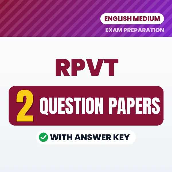 Download 2 RPVT Question Papers PDF (English) Based on the Latest Exam Pattern