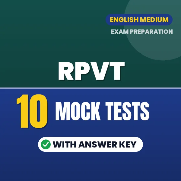 Download 10 RPVT Mock Tests PDF (English) Based on the Latest Exam Pattern