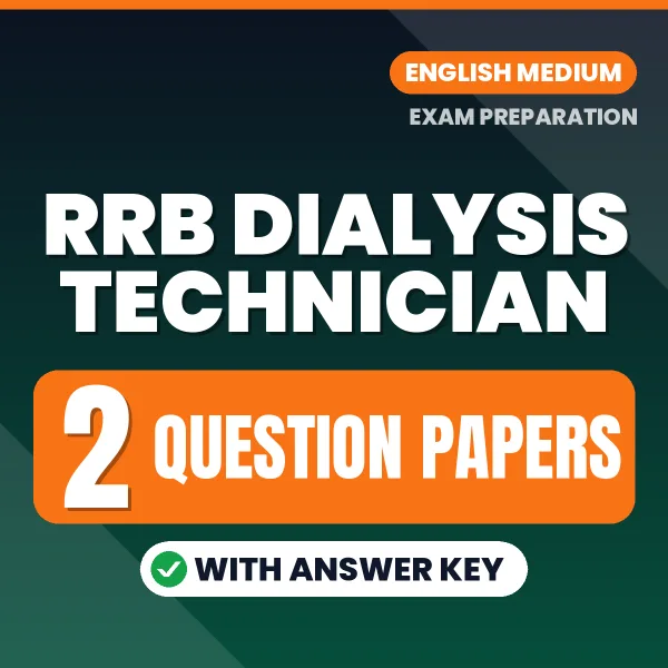 Boost Your RRB Dialysis Technician Exam Score with 2 Question Papers with Answer Key in English – PDF eBook