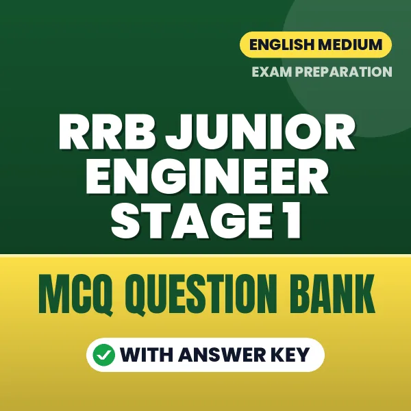 Crack RRB Junior Engineer Stage 1 Exam with This MCQ Practice Book PDF in English – Instant Download