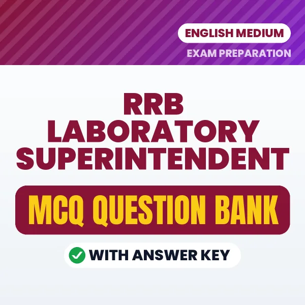 Crack RRB Laboratory Superintendent Exam with This MCQ Practice Book PDF in English – Instant Download
