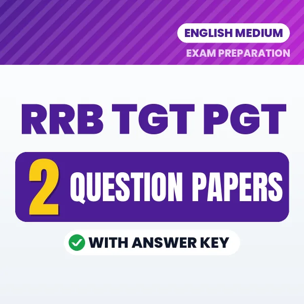 RRB TGT PGT Exam Question Paper Series (English): 2 Exam-Like Question Papers with Answers
