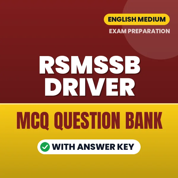 RSMSSB Driver MCQ with Answer Key Book PDF in English – Exam-Oriented Objective Questions for Quick Revision