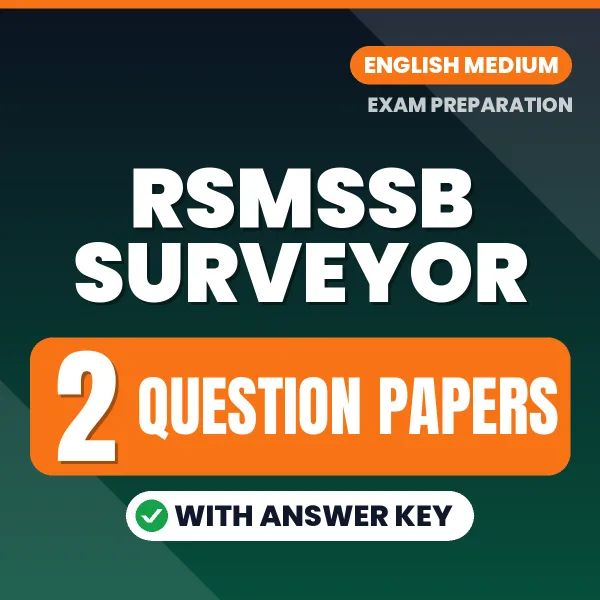 Boost Your RSMSSB Surveyor Exam Score with 2 Question Papers with Answer Key in English – PDF eBook
