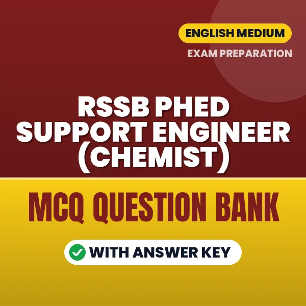 Download RSSB PHED Support Engineer (Chemist) Exam MCQ PDF in English – Important Objective Questions with Answers