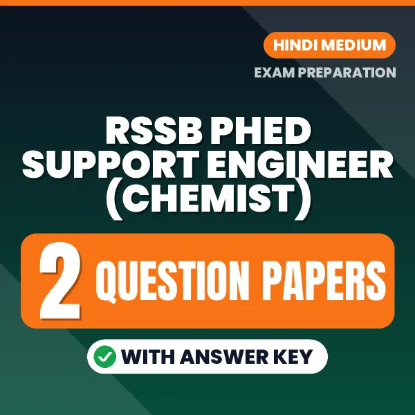 Boost Your RSSB PHED Support Engineer (Chemist) Exam Score with 2 Question Papers with Answer Key in Hindi – PDF eBook