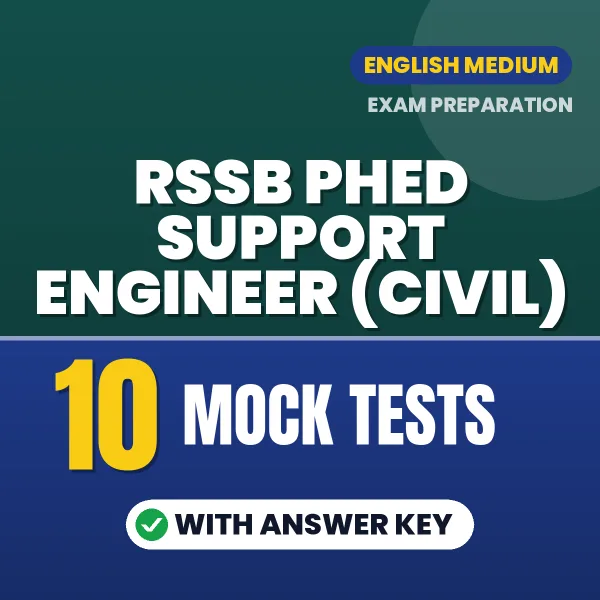 10 Mock Tests for RSSB PHED Support Engineer (Civil) Exam in English | Practice eBook with Answer Key – Instant PDF Download