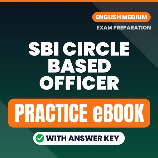 SBI Circle Based Officer Exam eBook PDF in English – Complete Practice Material for Smart Preparation