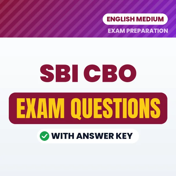 SBI CBO Study eBook (English): Exam-Oriented Questions with Answers in PDF