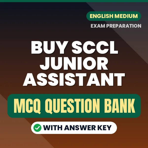 Buy SCCL Junior Assistant Exam Objective Type Questions eBook in English – Latest Pattern MCQ Collection