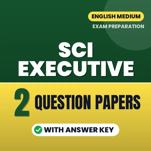 SCI Executive Exam Question Paper Series (English): 2 Exam-Like Question Papers with Answers