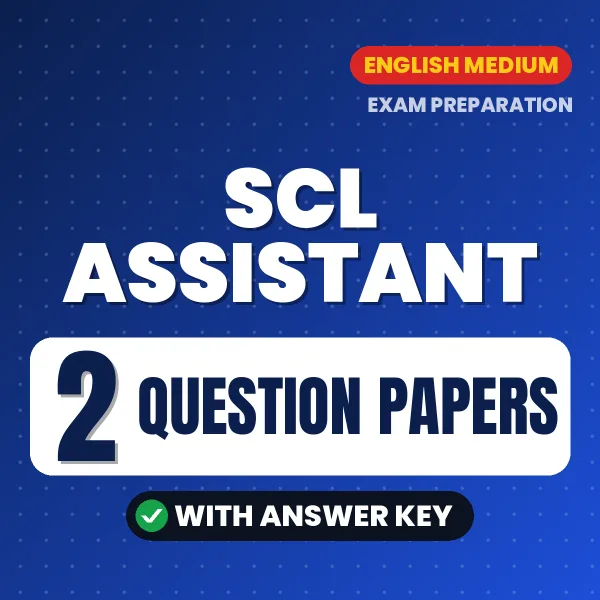 SCL Assistant Exam Question Paper Series (English): 2 Exam-Like Question Papers with Answers