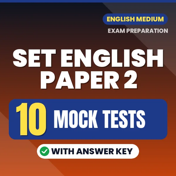 Boost Your SET English Paper 2 Exam Score with 10 Mock Tests with Answer Key in English – PDF eBook