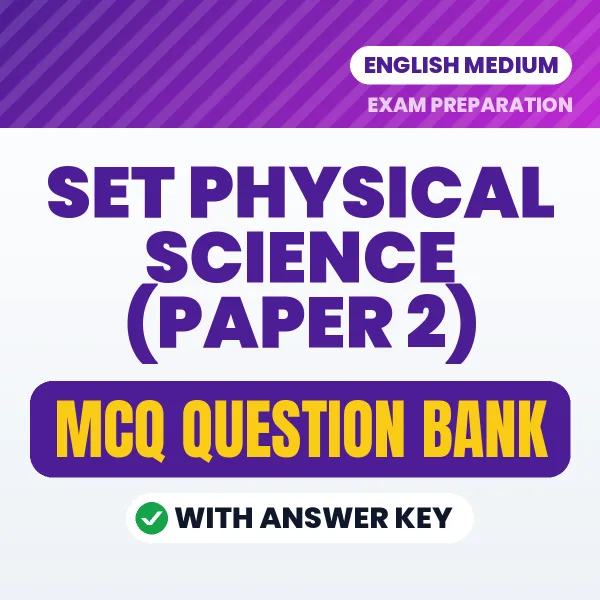 Crack SET Physical Science (Paper 2) Exam with This MCQ Practice Book PDF in English – Instant Download