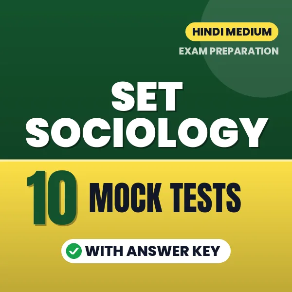 10 Mock Tests for SET Sociology Exam Paper 2 in Hindi | Practice eBook with Answer Key – Instant PDF Download