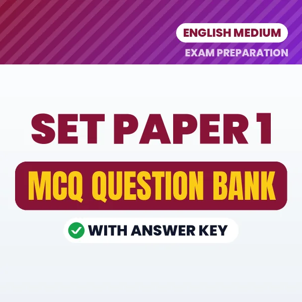 Prepare for SET Paper 1 Exam with Multiple Choice Questions & Answers PDF in English
