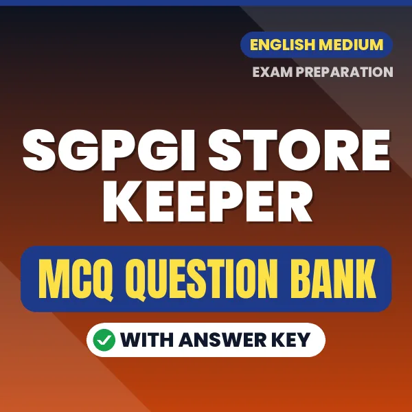 Prepare for SGPGI Store Keeper Exam with Multiple Choice Questions & Answers PDF in English