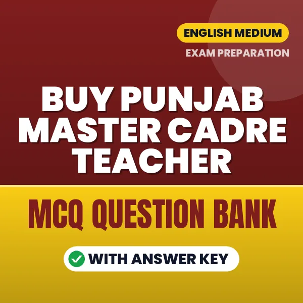 Buy Punjab Master Cadre Teacher Exam Objective Type Questions eBook in English – Latest Pattern MCQ Collection