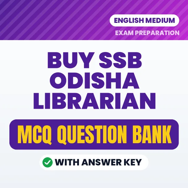Buy SSB Odisha Librarian Exam Objective Type Questions eBook in English – Latest Pattern MCQ Collection