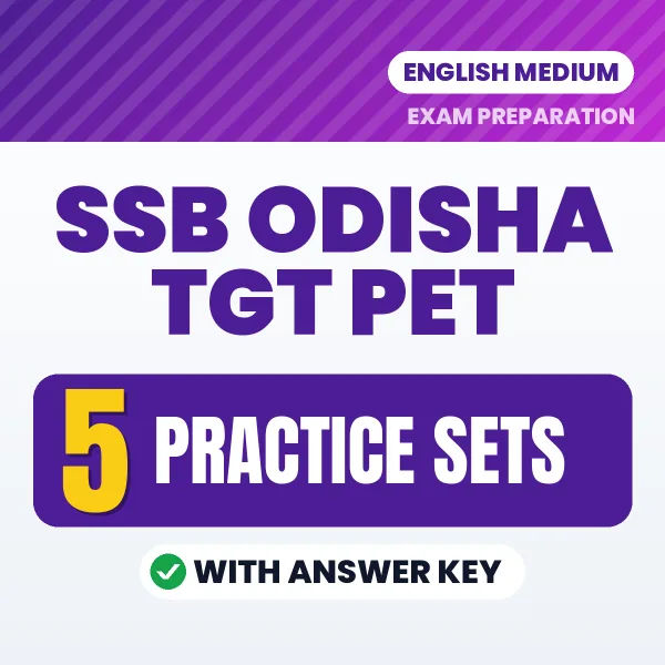 SSB Odisha TGT PET Exam Practice Set Series (English): 5 Exam-Like Practice Sets with Answers