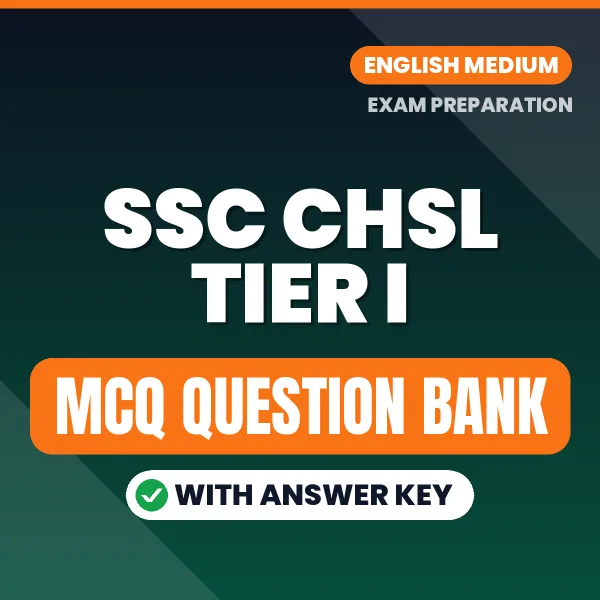 SSC CHSL TIER I MCQ with Answer Key Book PDF in English – Exam-Oriented Objective Questions for Quick Revision