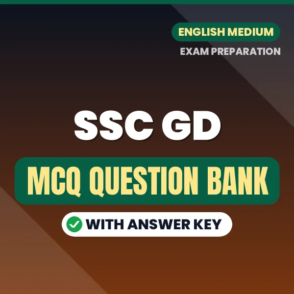 SSC GD MCQ with Answer Key Book PDF in English – Exam-Oriented Objective Questions for Quick Revision