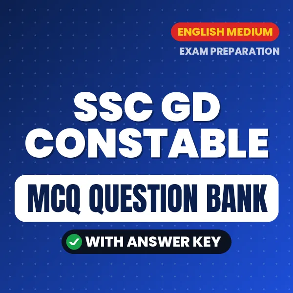 Download SSC GD CONSTABLE Exam MCQ PDF in English – Important Objective Questions with Answers
