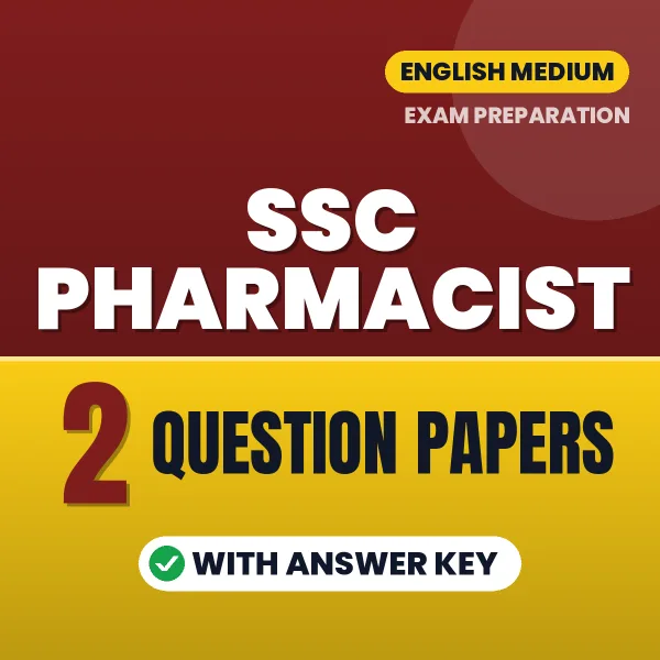SSC Pharmacist Exam Question Paper Series (English): 2 Exam-Like Question Papers with Answers