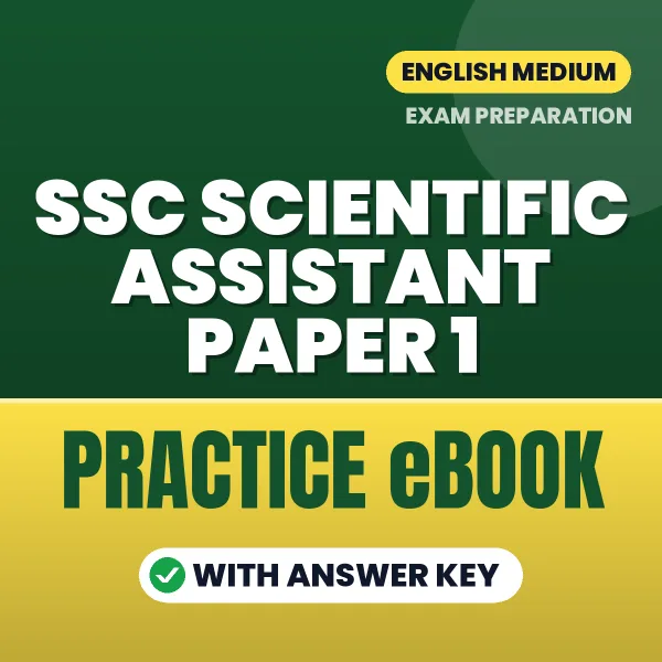SSC Scientific Assistant Paper 1 Exam eBook PDF in English – Complete Practice Material for Smart Preparation