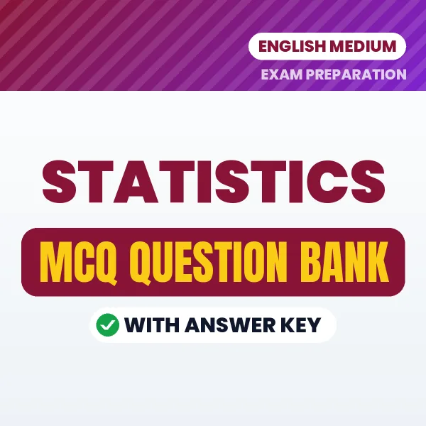 Best MCQ eBook for Statistics Exam in English | Selected Questions with Answer Key