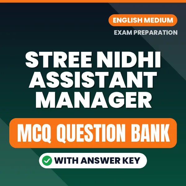 Crack Stree Nidhi Assistant Manager Exam with This MCQ Practice Book PDF in English – Instant Download