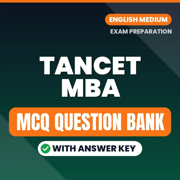 Download TANCET MBA Exam MCQ PDF in English – Important Objective Questions with Answers