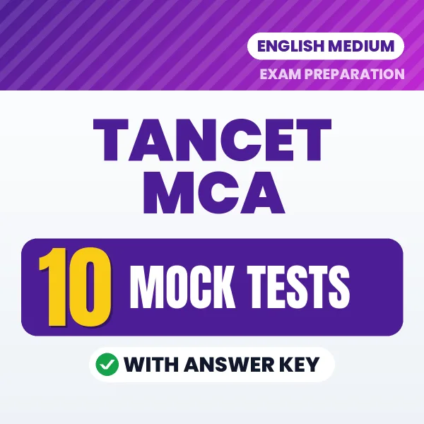 Boost Your TANCET MCA Exam Score with 10 Mock Tests with Answer Key in English – PDF eBook