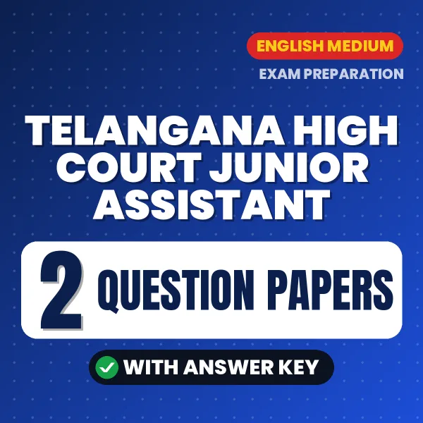 Telangana High Court Junior Assistant Exam Question Paper Series (English): 2 Exam-Like Question Papers with Answers
