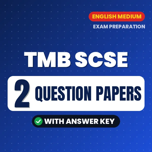Boost Your TMB SCSE Exam Score with 2 Question Papers with Answer Key in English – PDF eBook