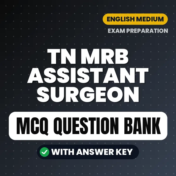 TN MRB ASSISTANT SURGEON MCQ with Answer Key Book PDF in English – Exam-Oriented Objective Questions for Quick Revision