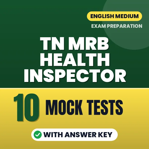TN MRB Health Inspector Exam Mock Test Series (English): 10 Exam-Like Mock Tests with Answers