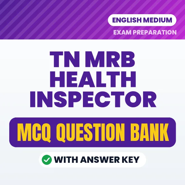 Crack TN MRB Health Inspector Exam with This MCQ Practice Book PDF in English – Instant Download