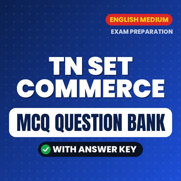Crack TN SET Commerce Exam with This MCQ Practice Book PDF in English – Instant Download