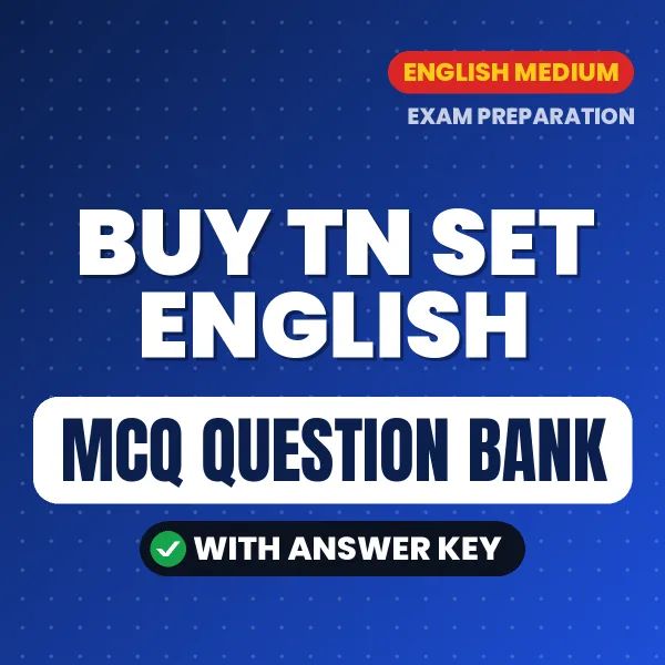Buy TN SET English Exam Objective Type Questions eBook in English – Latest Pattern MCQ Collection