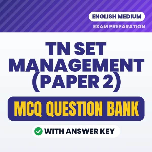 Prepare for TN SET Management (Paper 2) Exam with Multiple Choice Questions & Answers PDF in English