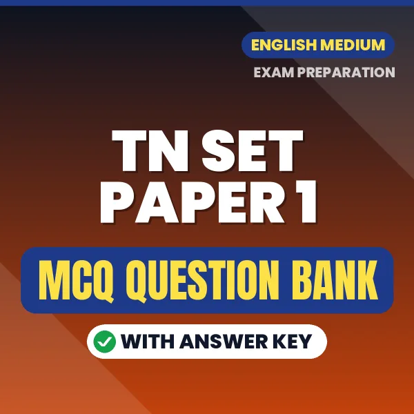 TN SET Paper 1 MCQ with Answer Key Book PDF in English – Exam-Oriented Objective Questions for Quick Revision