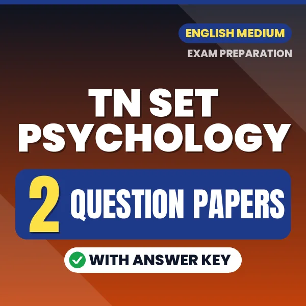 Boost Your TN SET Psychology Exam Score with 2 Question Papers with Answer Key in English – PDF eBook